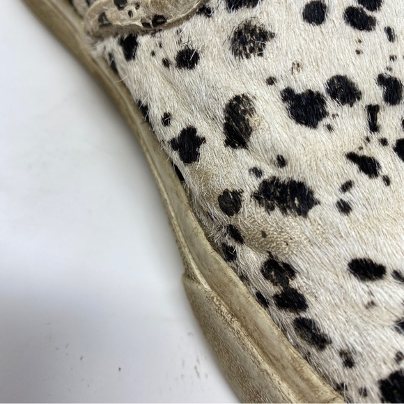 Madewell Sidewalk Slip-On Sneakers in Spatter-Painted Calf Hair shoe size 7 - Picture 10 of 11